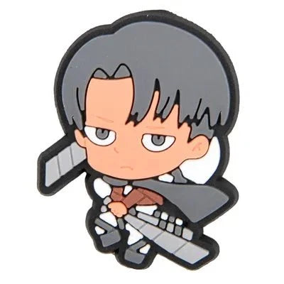 Levi Attack on Titan Jibbitz Croc Charms - Crocs