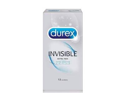 Durex Invisible Condoms 12 Pieces
