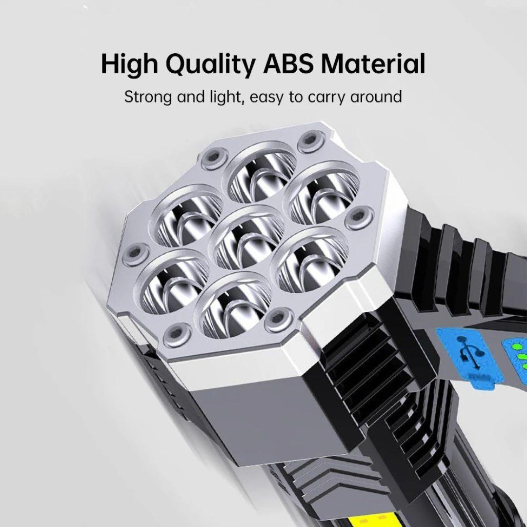 Lightweight Superbright Rechargeable LED Flashlight