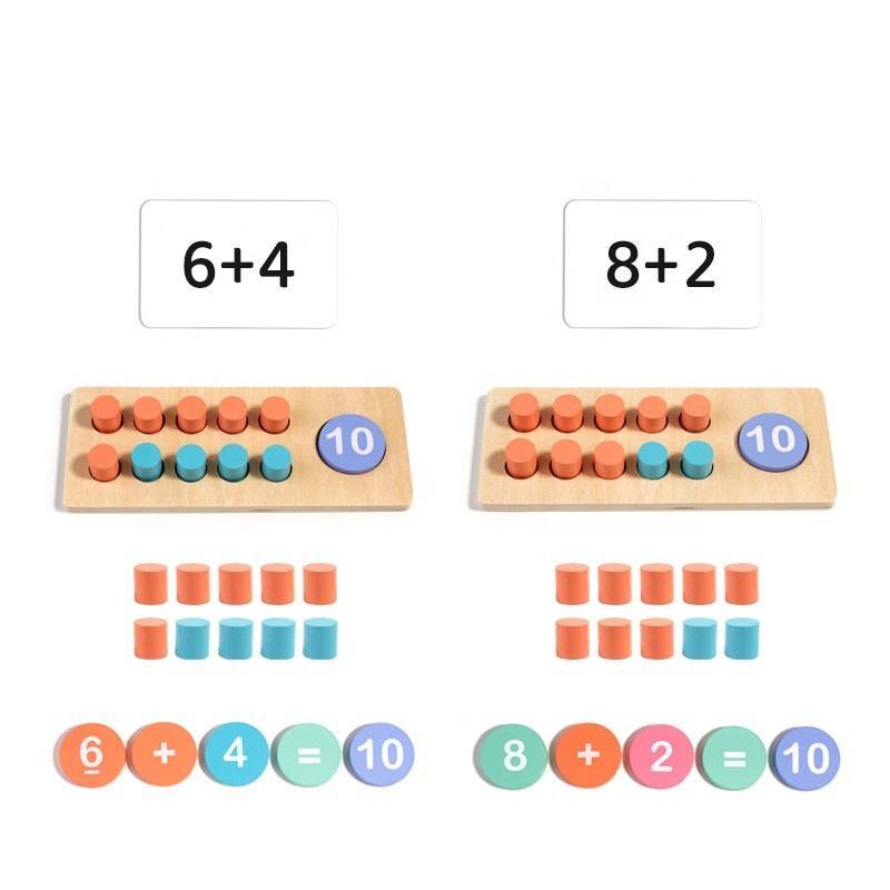Wooden Math Teaching Toy – Early Learning Number Cognition