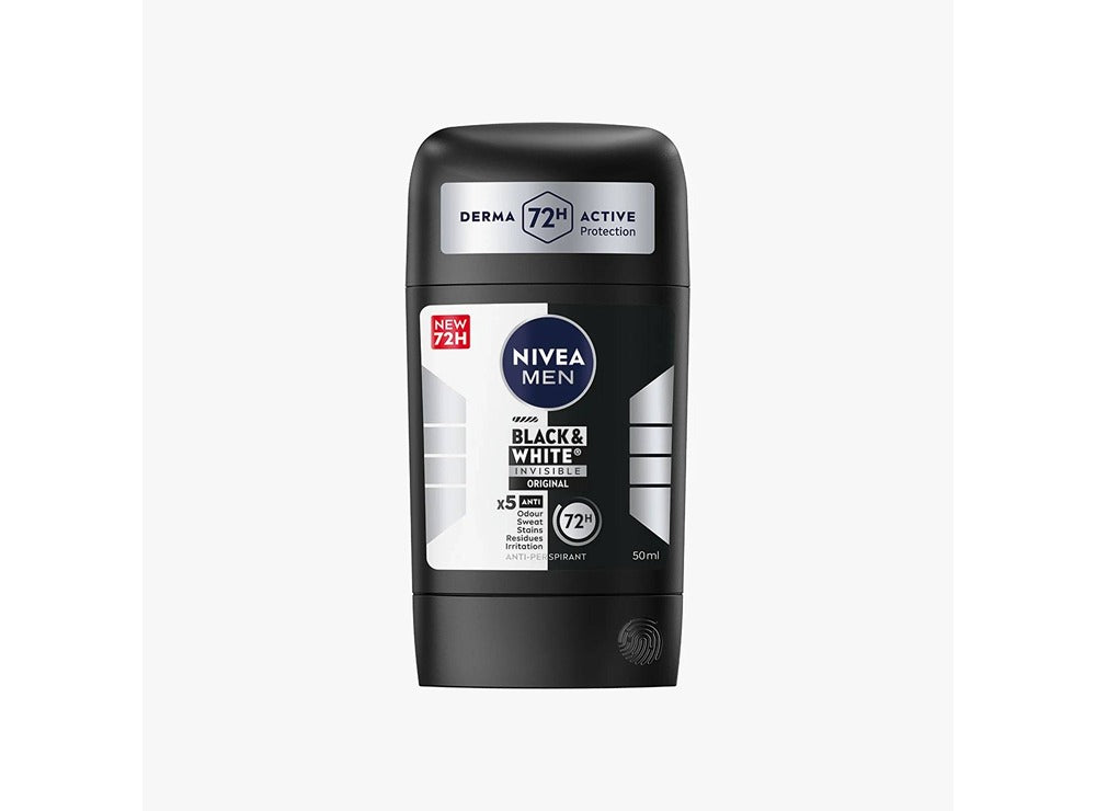 Nivea Deo Stick Black & White For Men 50 ml