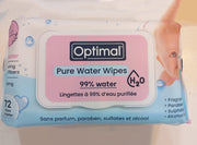 Optimal Baby Pure Water Wipes 72 Pieces