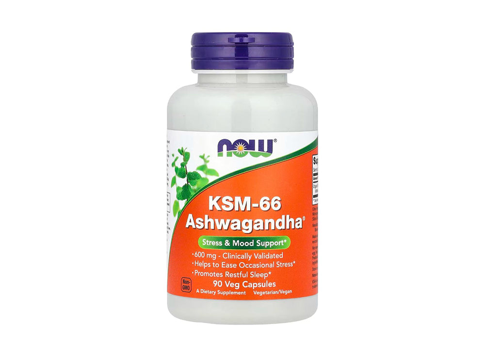 Now KSM 66 Ashwagandha 600 mg 90 Capsules