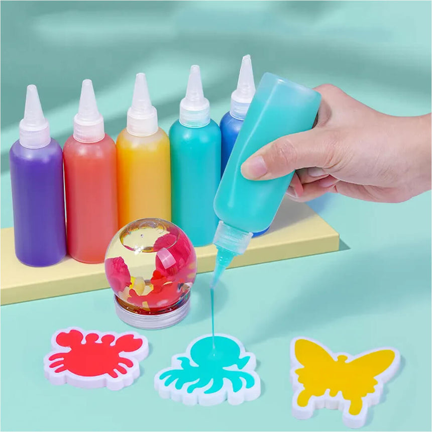 Magic Gel kit with 12 regular colors and 2 glow-in-the-dark colors