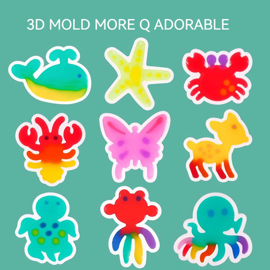 Magic Gel 3D water craft kit with molds and accessories