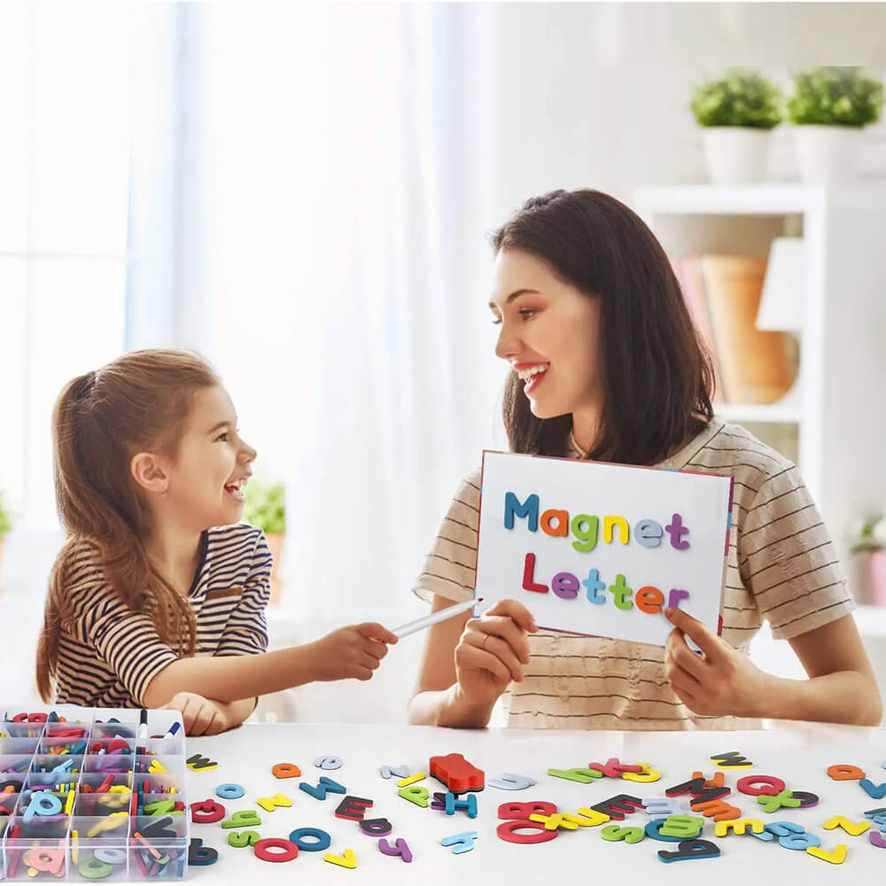 Magnetic ABC Letters Set – Uppercase & Lowercase for Early Learning