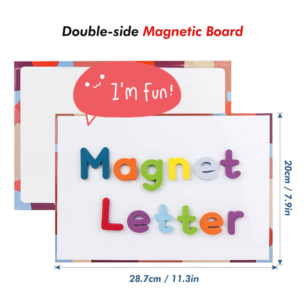 Magnetic ABC Letters Set – Uppercase & Lowercase for Early Learning