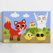 Yara, Sami & Nour - Lila TV Exclusive Collection Paint By Numbers Kit