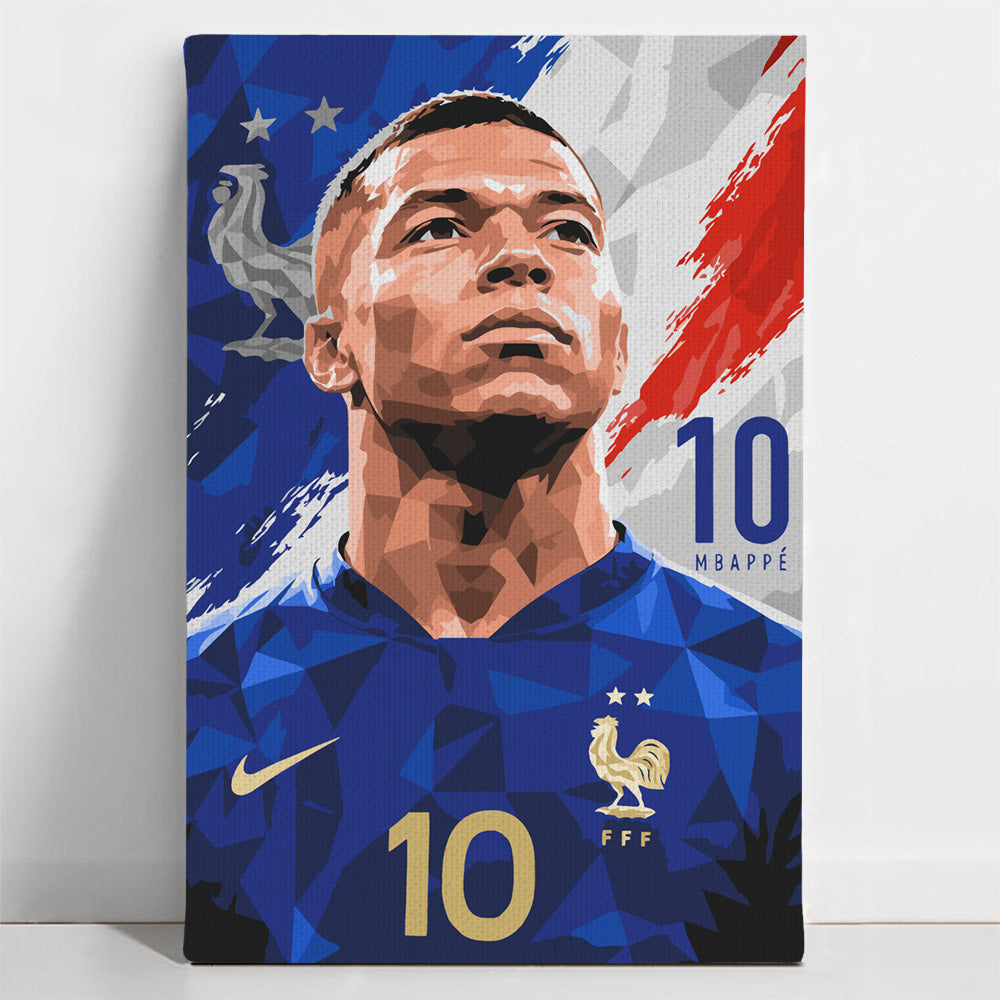 Kylian Mbappé Paint by Numbers Kit