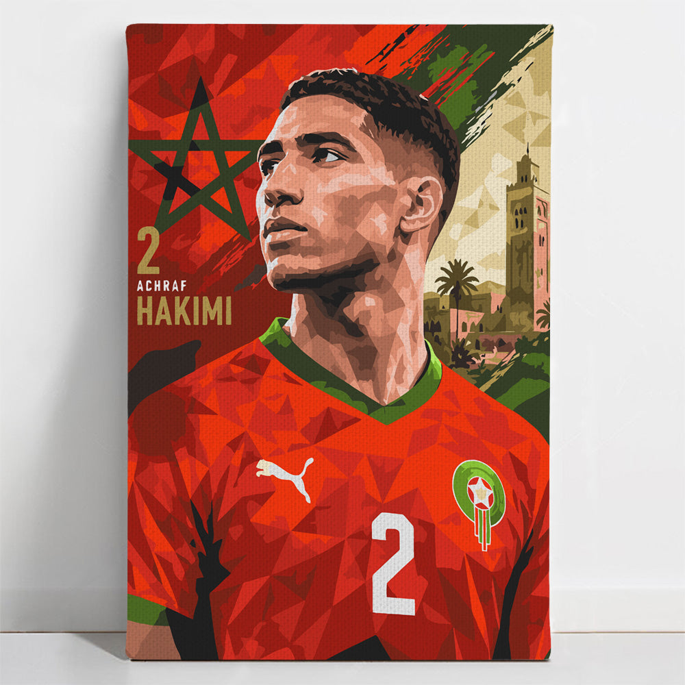 Achraf Hakimi Paint by Numbers Kit