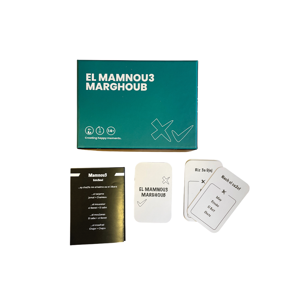 El Mamnou3 Marghoub Card Game