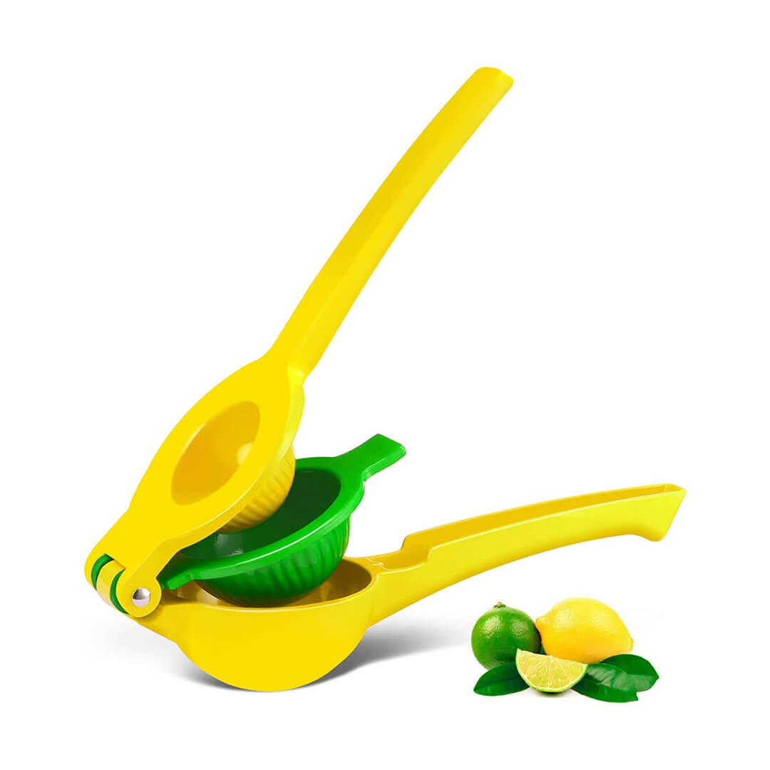 Manual Press Juicer Metal Yellow Lemon Lime Squeezer