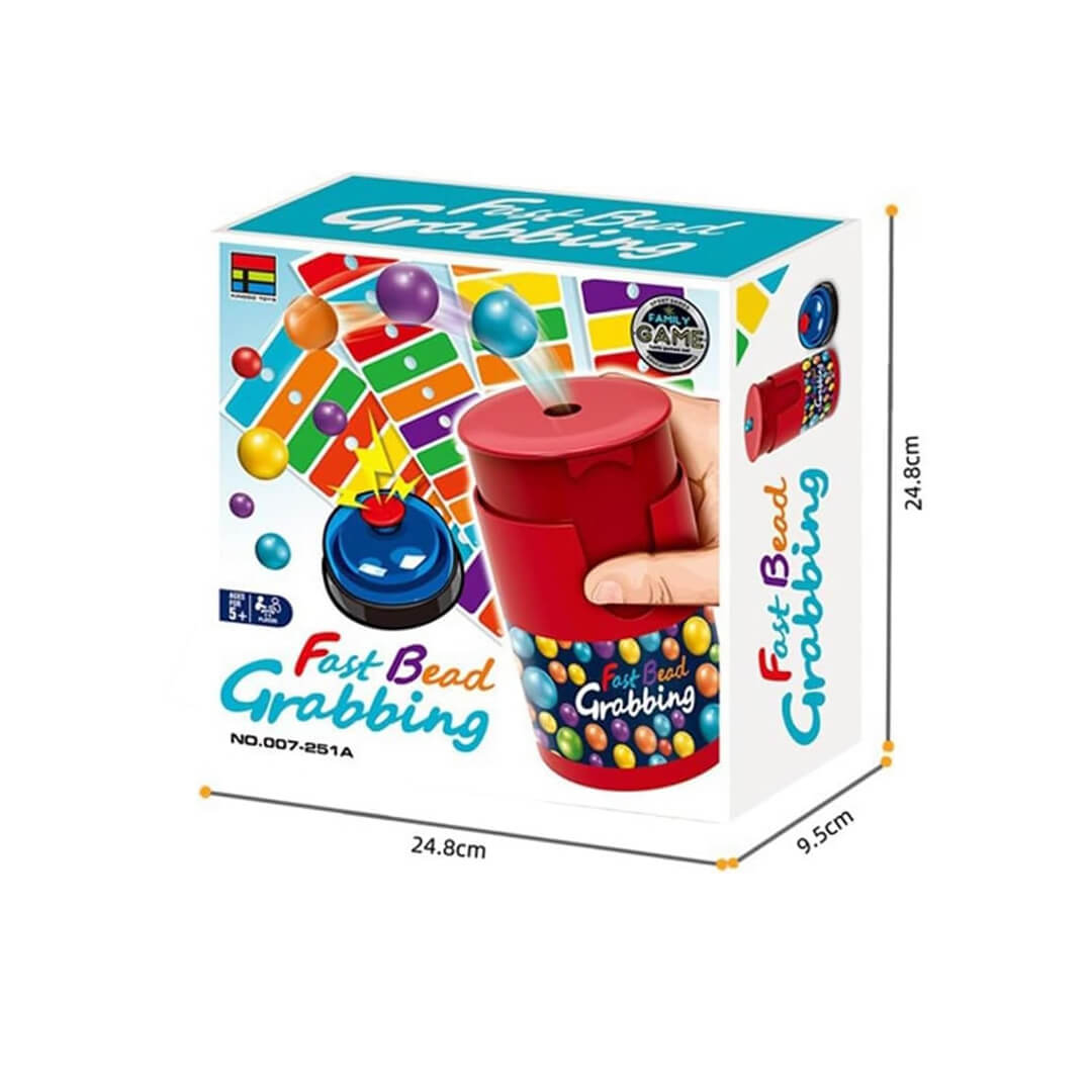 Family board game for color recognition and speed