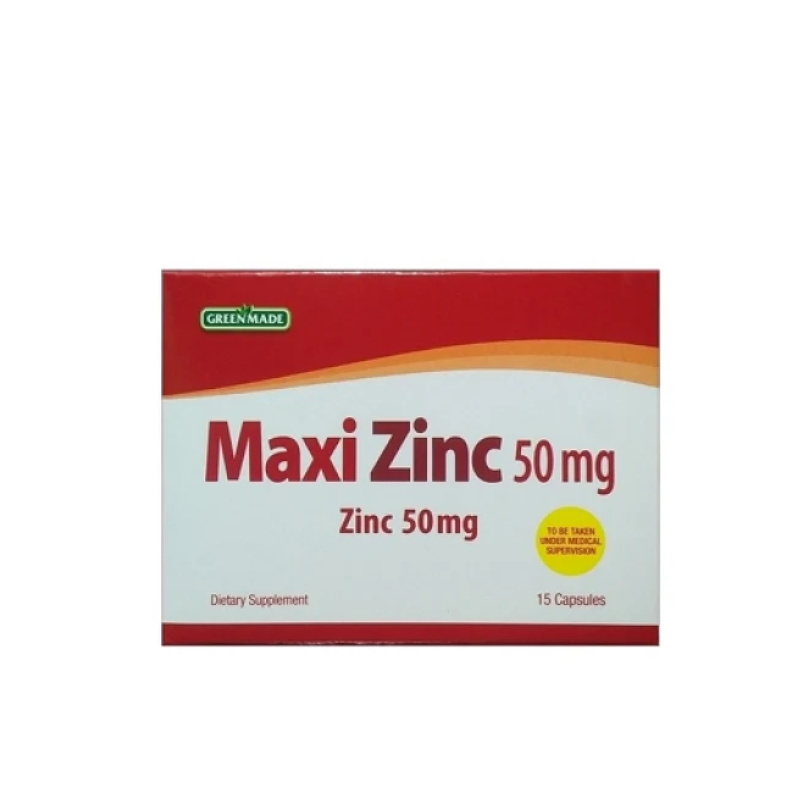 Green Made Maxi Zinc 50mg Capsules