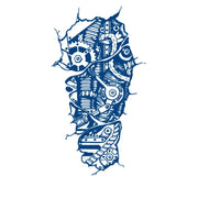 Mecha Semi-Permanent Jagua Tattoo