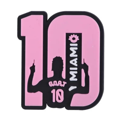 Intermiami Messi Croc Charms