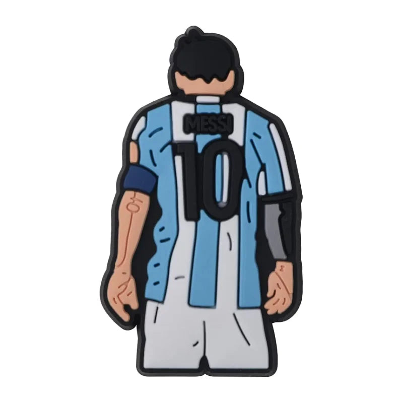 Messis Back Walking Number 10 Argentina Croc Charms for Crocs | Jibbitz