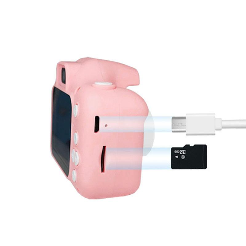 Anti-Drop Dual-Lens Cute Cat Mini Camera + 32Gb Card