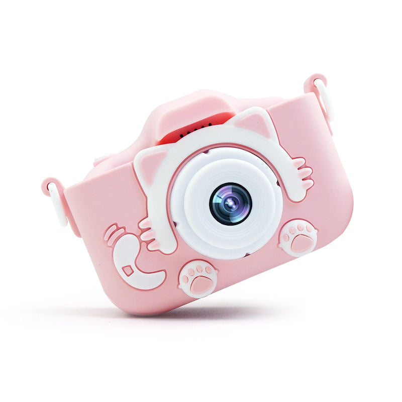 Anti-Drop Dual-Lens Cute Cat Mini Camera + 32Gb Card
