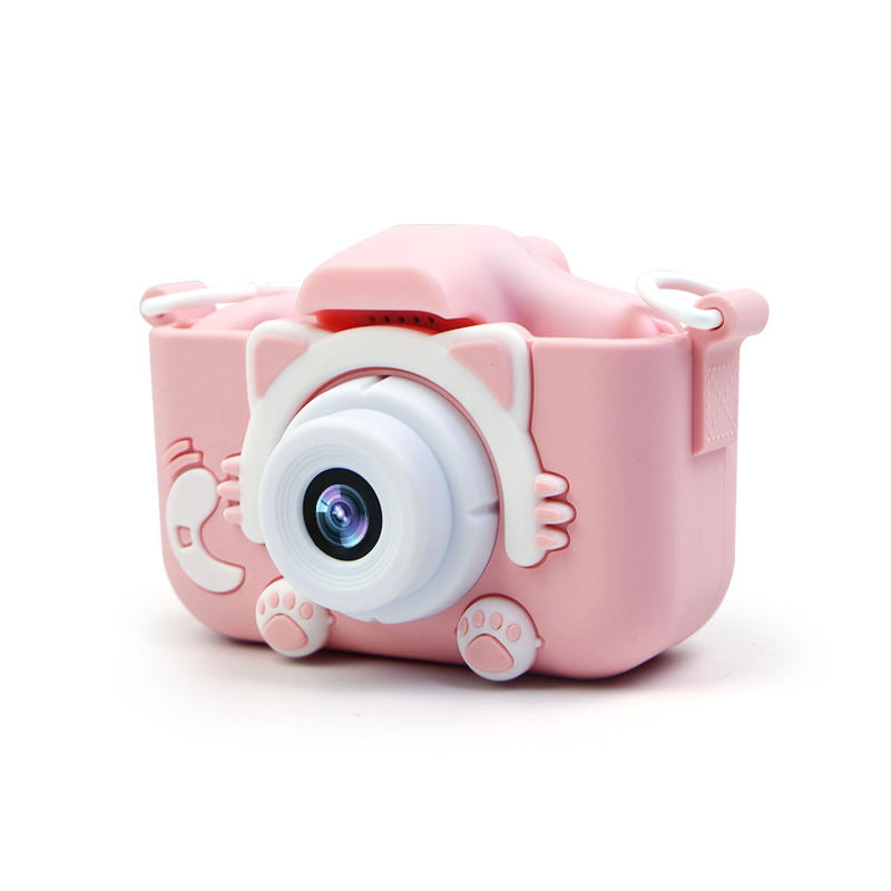 Anti-Drop Dual-Lens Cute Cat Mini Camera + 32Gb Card
