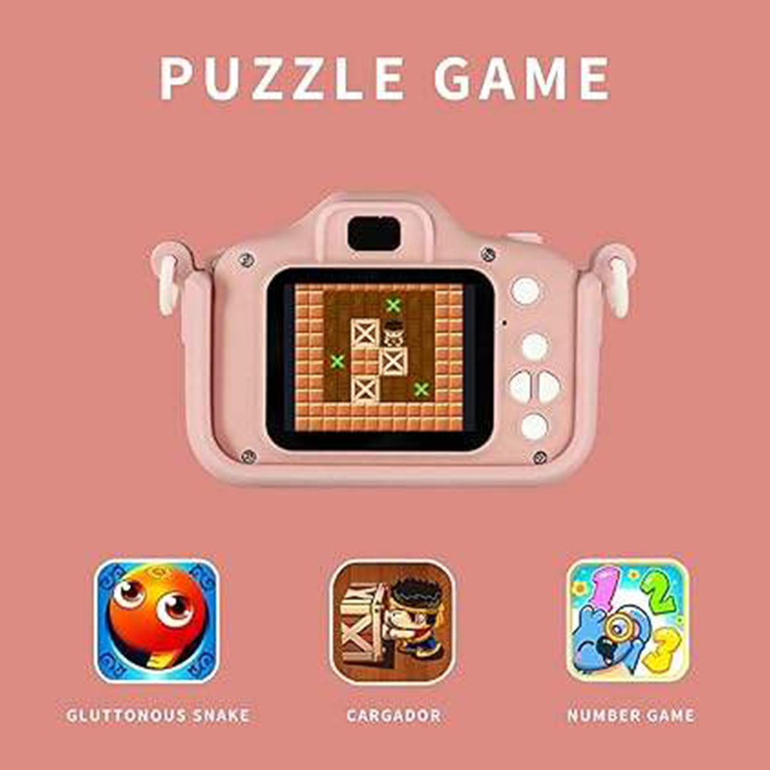 Anti-Drop Dual-Lens Cute Cat Mini Camera + 32Gb Card
