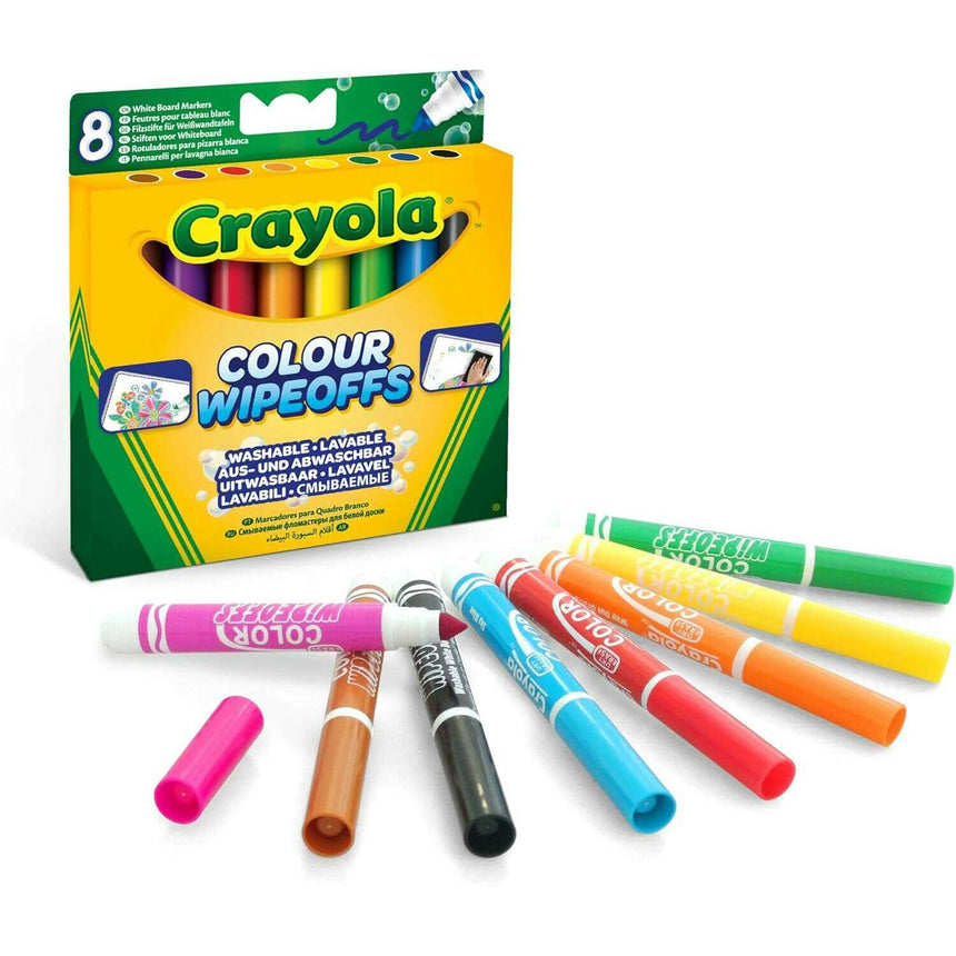 8x Whiteboard Markers, Washable and Safe, Bright Colors Art & Crafts 8x Whiteboard Markers, Washable and Safe, Bright Colors 8x Whiteboard Markers, Washable and Safe, Bright Colors Crayola