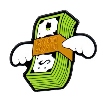Money Fly Emoji Jibbitz Croc Charms - Crocs