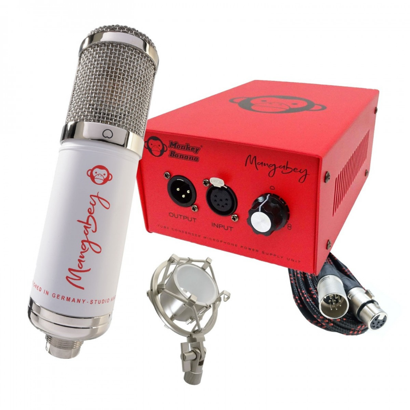 Monkey Banana Tube Condenser Mic, White