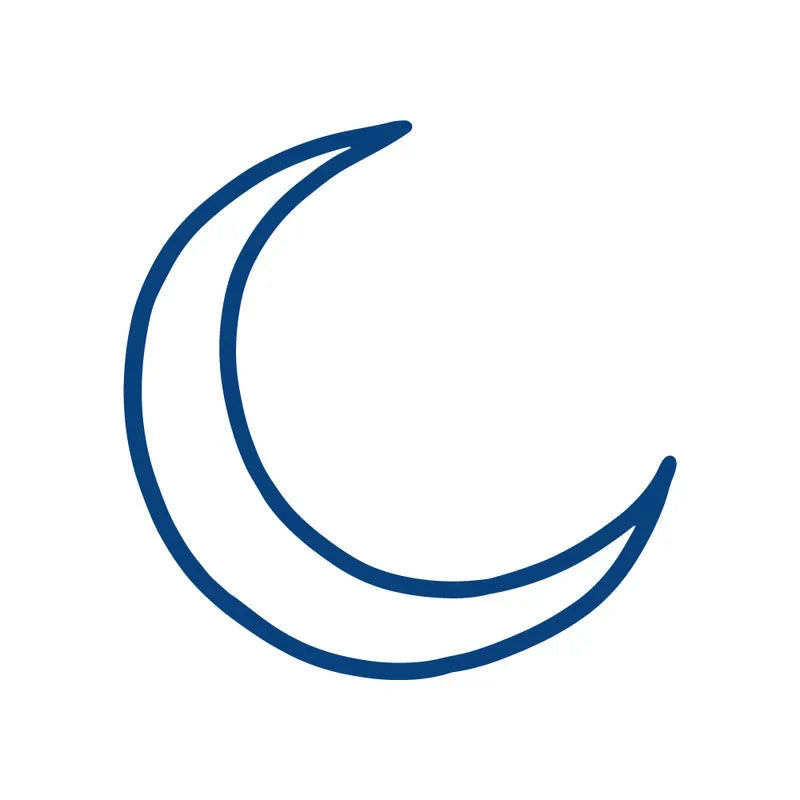 moon crescent temporary tattoo