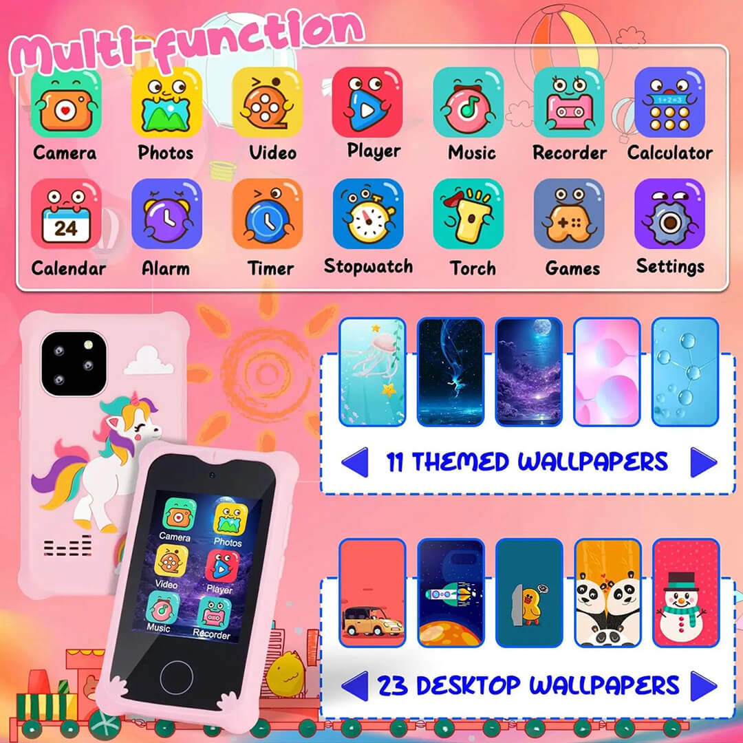 Multi-function Touchscreen Kids Smart Phone + 32GB Memory