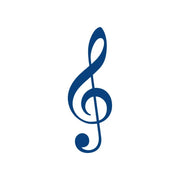 Music Note Treble Clef Temporary Jagua Tattoo