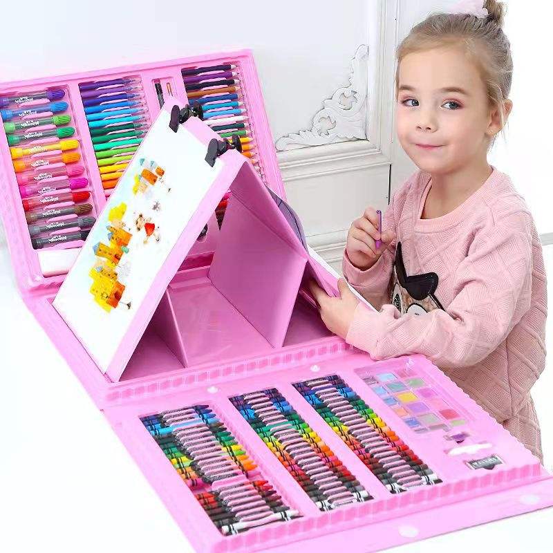 Ultimate Kids Art Painting Set - 208 Pieces