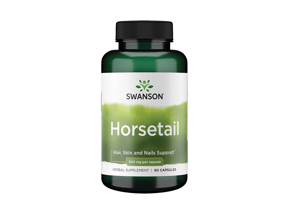 Swanson Horsetail Hair Skin Nails 500 mg 90 Capsules