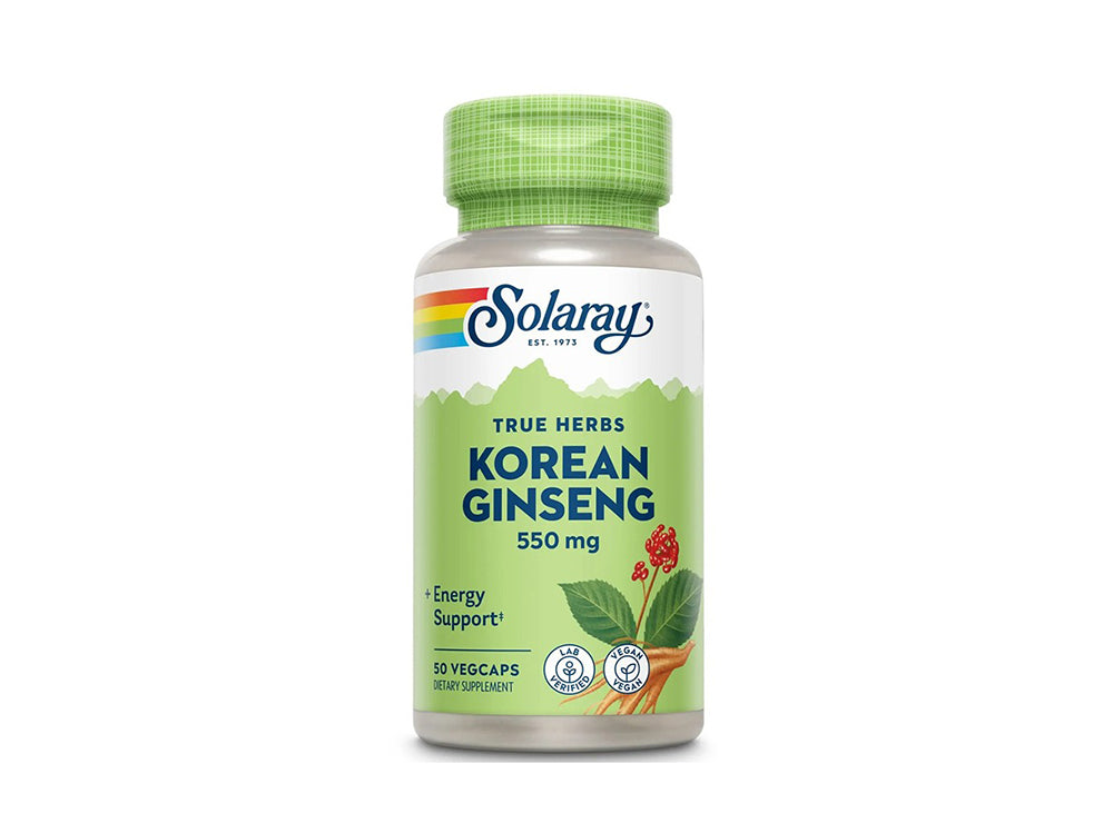 Solaray Korean Ginseng 550 mg 50 Capsules
