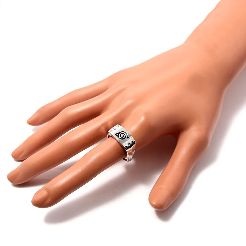 Naruto Konohagakure Adjustable Metal Alloy Ring