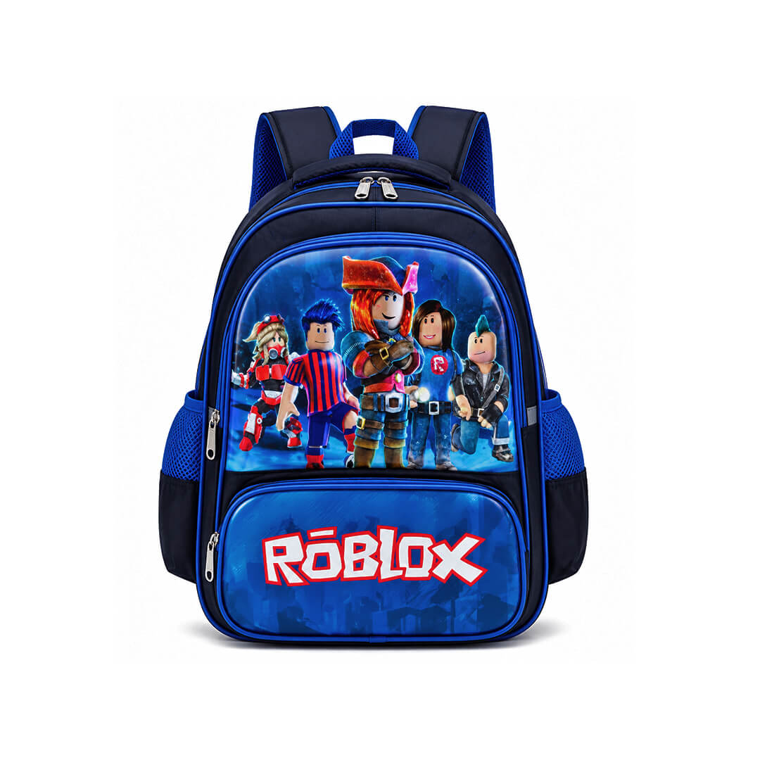 Blue Roblox school backpack for boys
