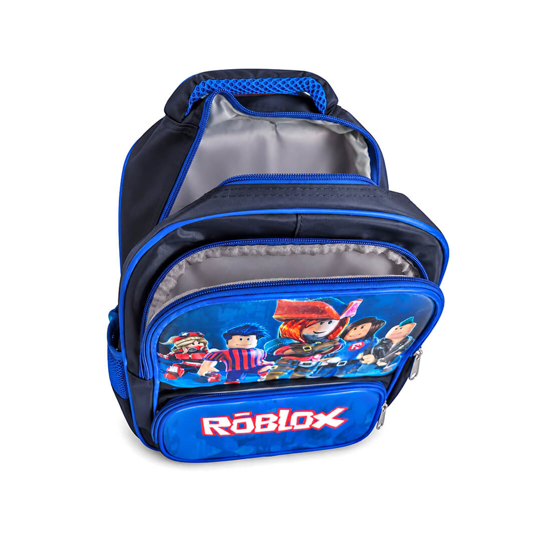 Kids' Roblox school backpack in navy and blue