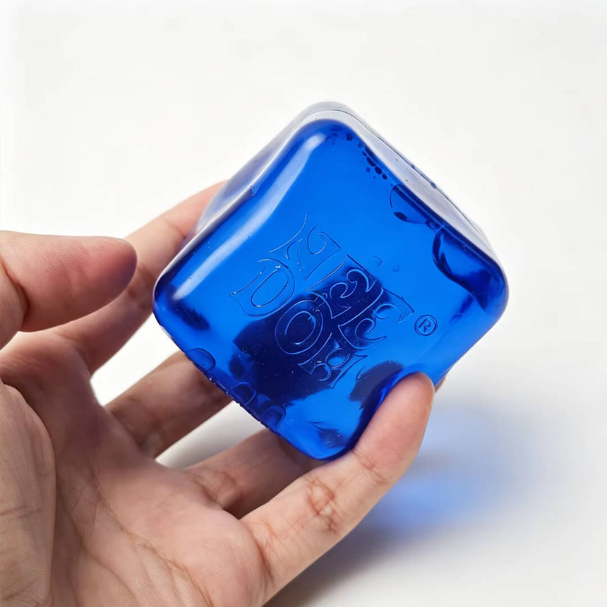 Blue NeeDoh Nice Cube sensory toy
