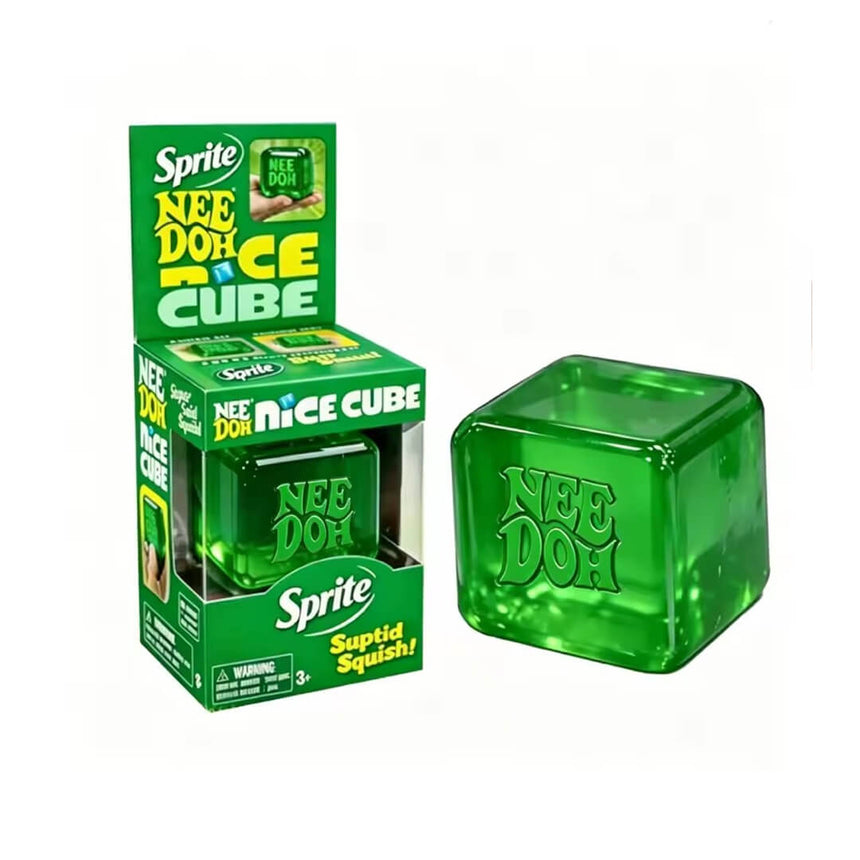 Super solid squish sensory cube, Sprite green