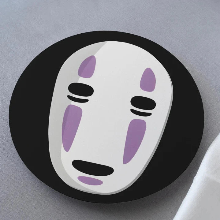 No Face Ghibli Studio MDF Coaster Kitchenware