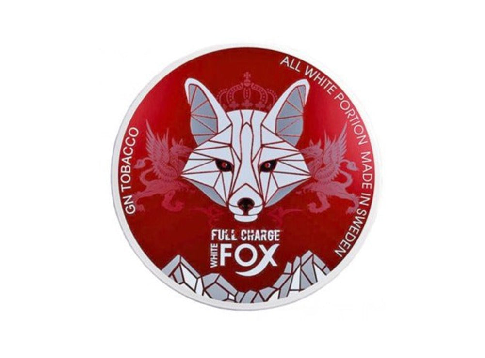 White Fox Smokeless Nicotine 16 mg Red Mint Pouches 15 g