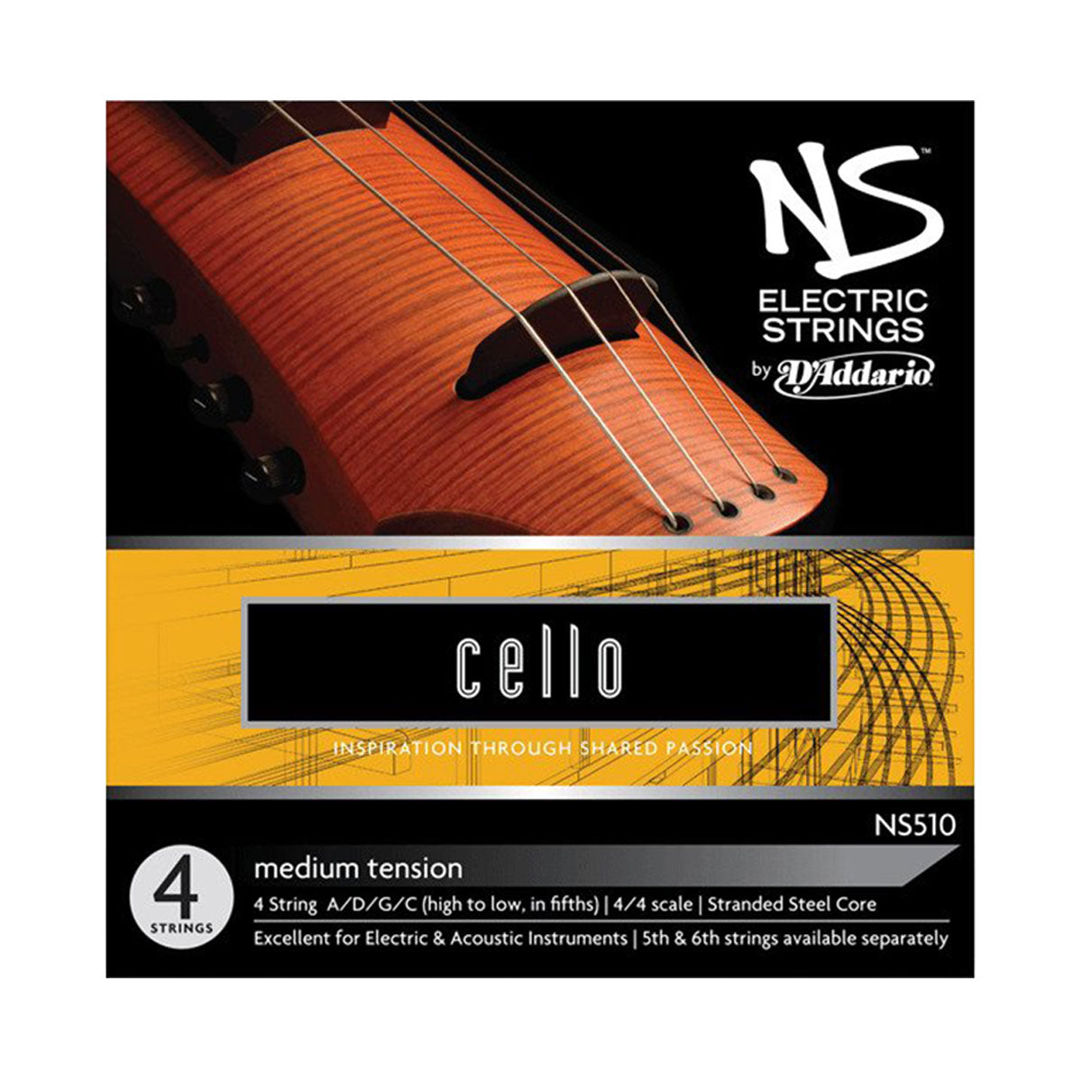 D’Addario NS 4/4 Electric Cello Strings