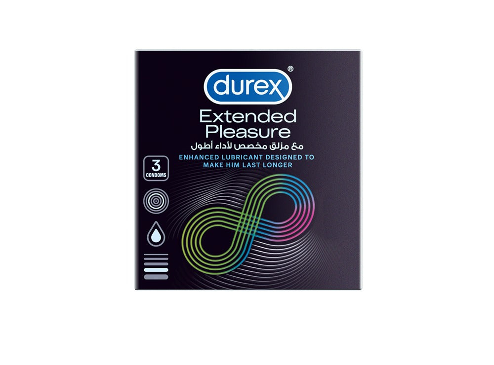 Durex Extended Pleasure Condoms 3 Pieces