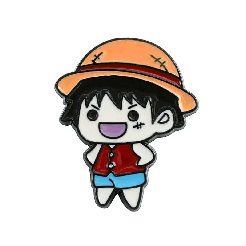 One Piece Enamel Pins