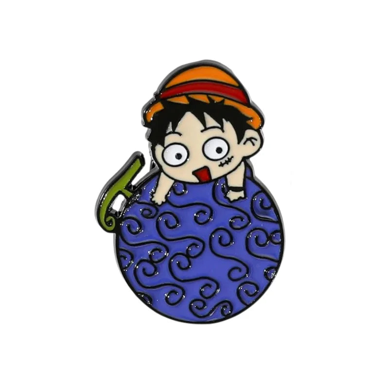 One Piece Enamel Pins
