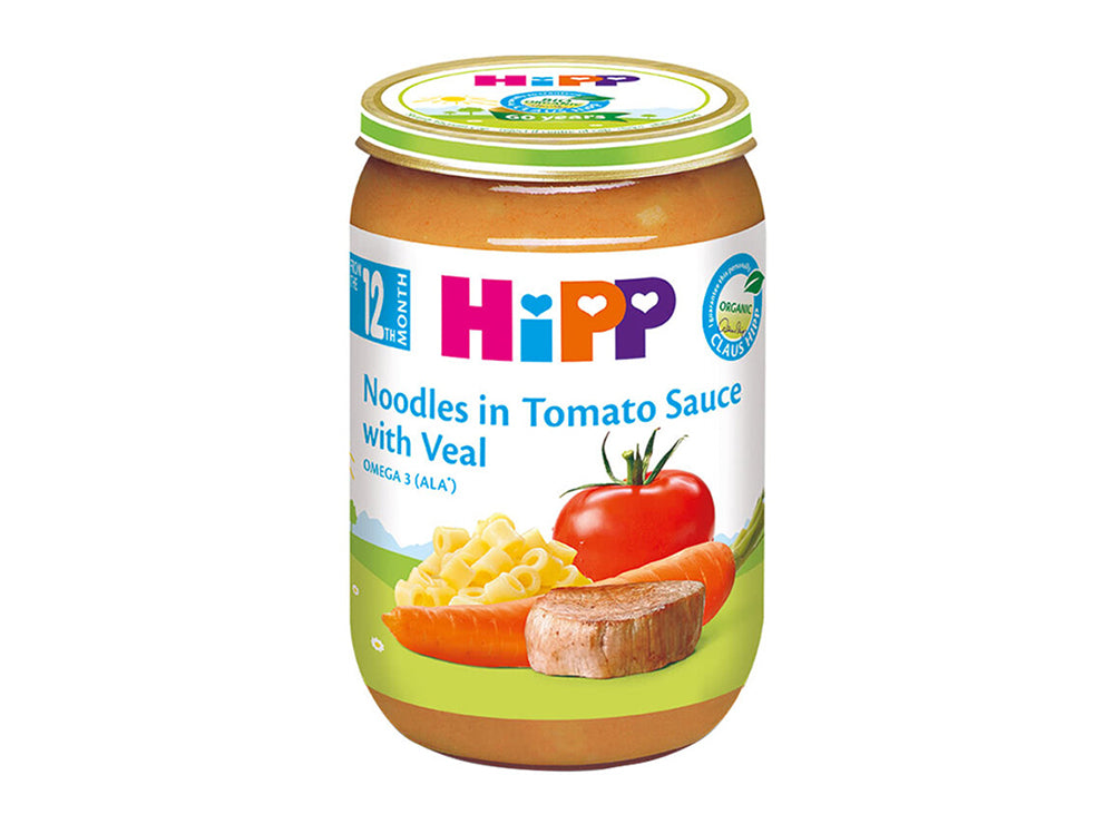 Hipp Noodles In Tomato Sauce With Veal 220 g