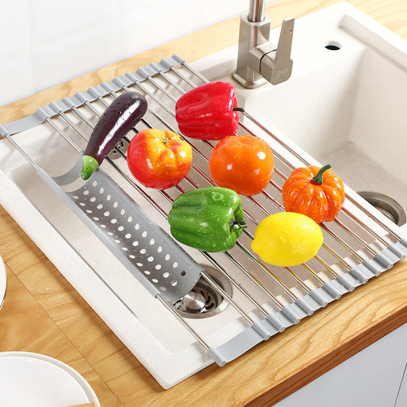 Over-The-Sink Foldable Dish Drying Rack