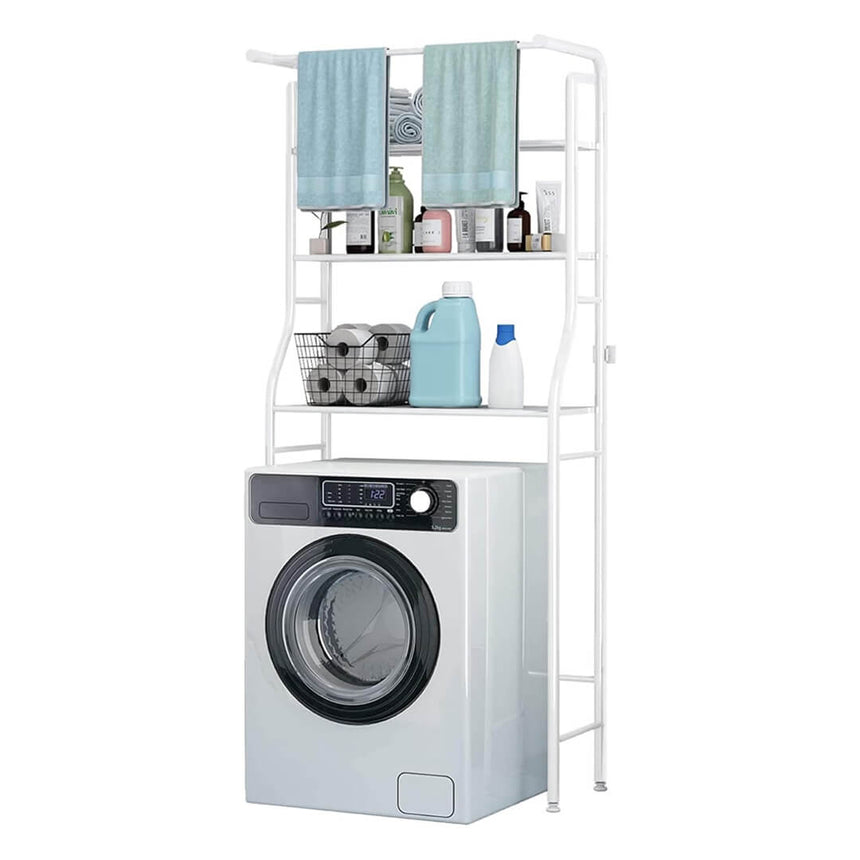 3-tier metal storage rack for washing machine