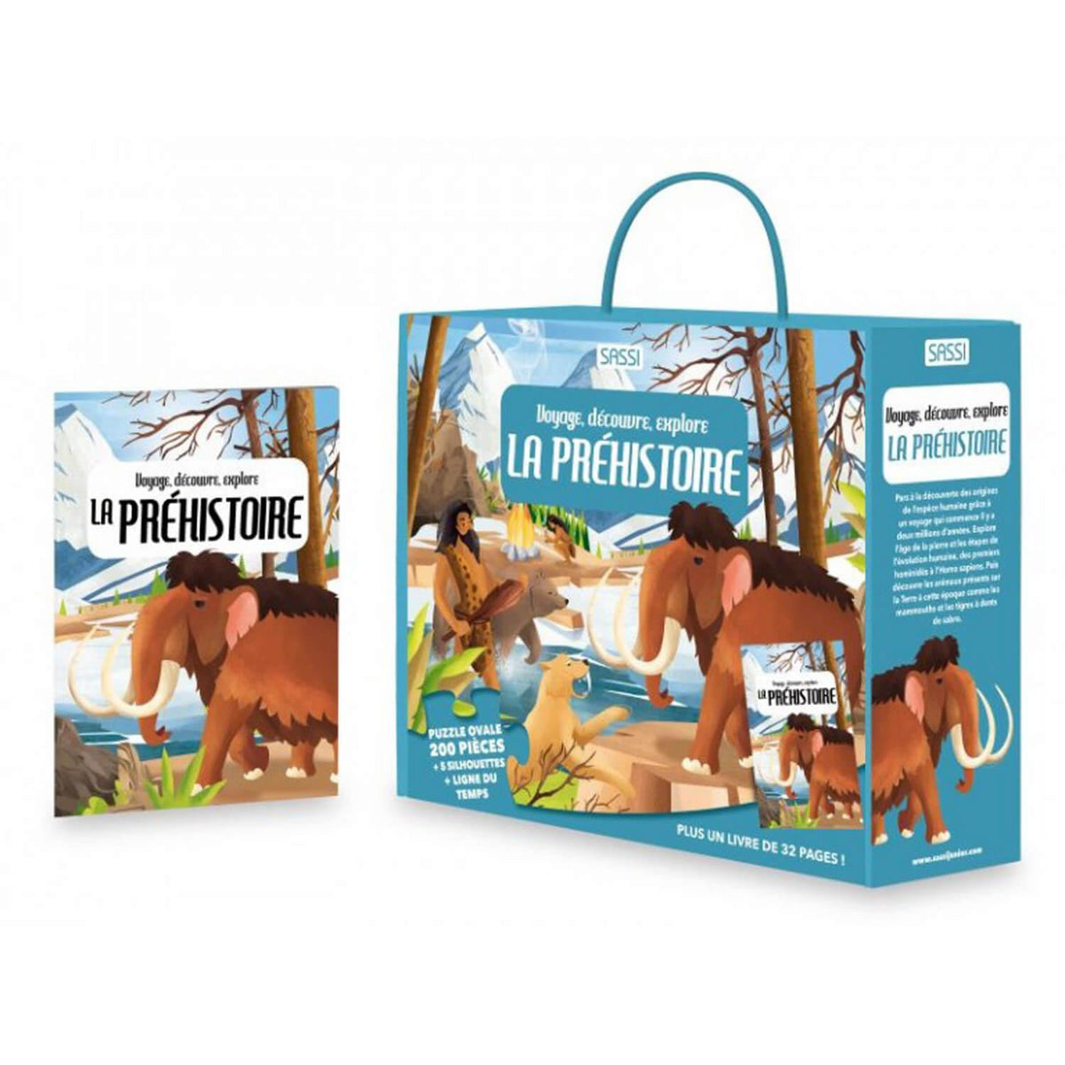 Sassi: Maxi Puzzle Prehistory Box + Book