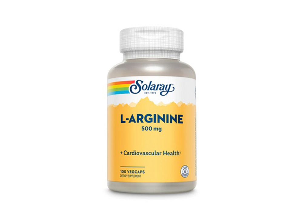 Solaray L Arginine 500 mg 100 capsules
